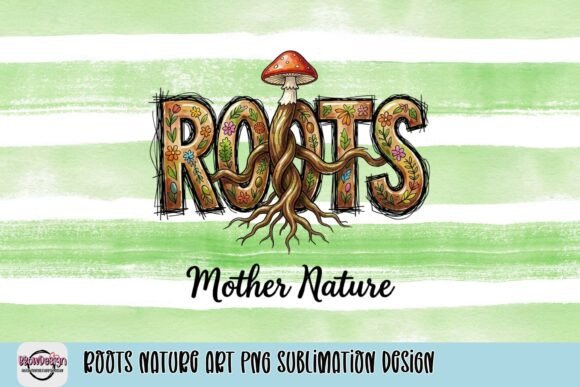 Download Roots Nature Art PNG Sublimation Design - Premium Bundle