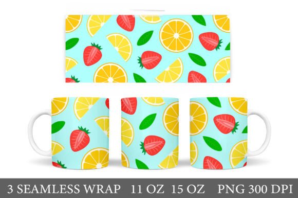 Download Lemon Mug Design. Strawberry Coffee Cup - Mug design Collection