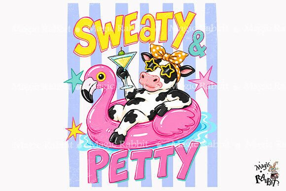 Download Sweaty &amp; Petty Cow Summer PNG - Pet Collection