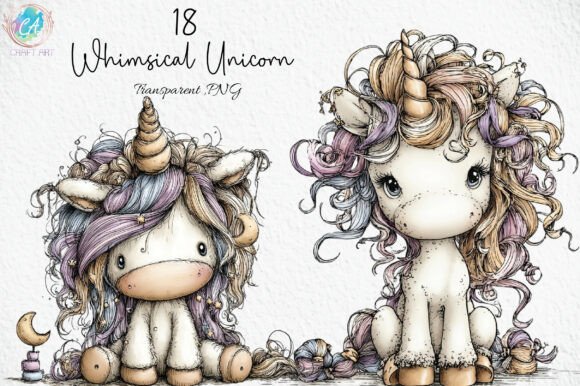 Download Whimsical Unicorn Clipart PNG - Unicorn clipart Collection
