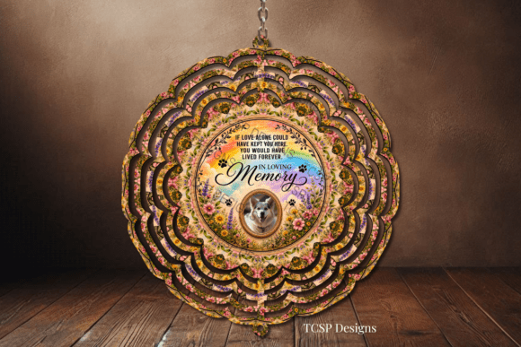 Download Pet Memorial Add a Photo Wind Spinner - Pet Collection