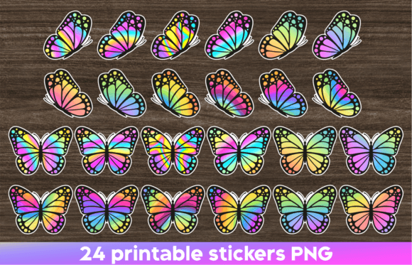 Download Butterfly Sticker Printable Stickers Png - Stickers Collection